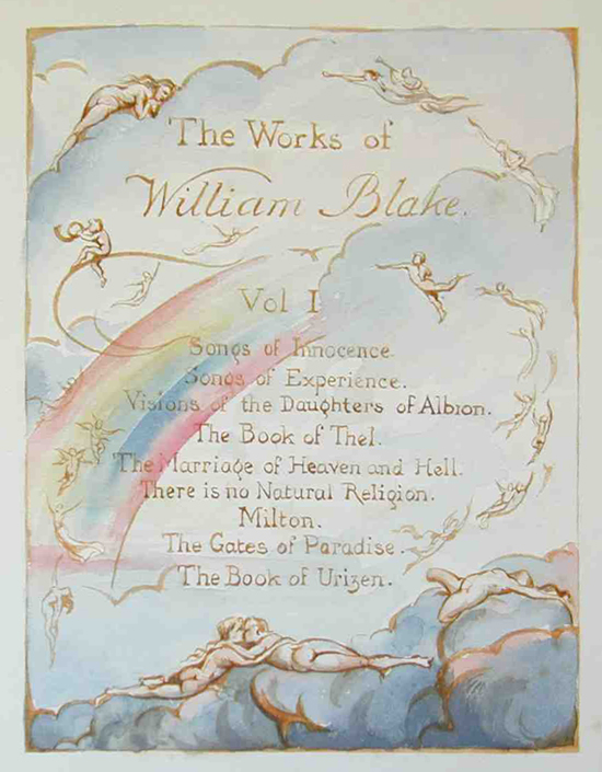 Title page by William Muir for volume of facsimiles for Henry Gibbs